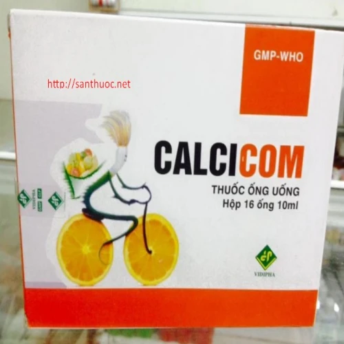 Calcicom 10ml - Thuốc giúp bổ sung vitamin C hiệu quả