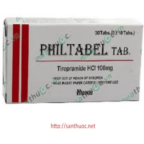 Philtabel 100mg - Thuốc điều trị đau co thắt cơ trơn hiệu quả