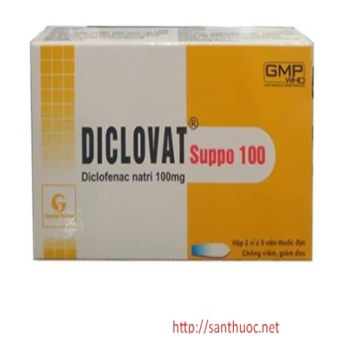 Diclovat 100mg Suppo - Thuốc chống viêm hiệu quả