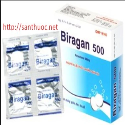 Biragan 500mg - Thuốc giảm đau, hạ sốt hiệu quả