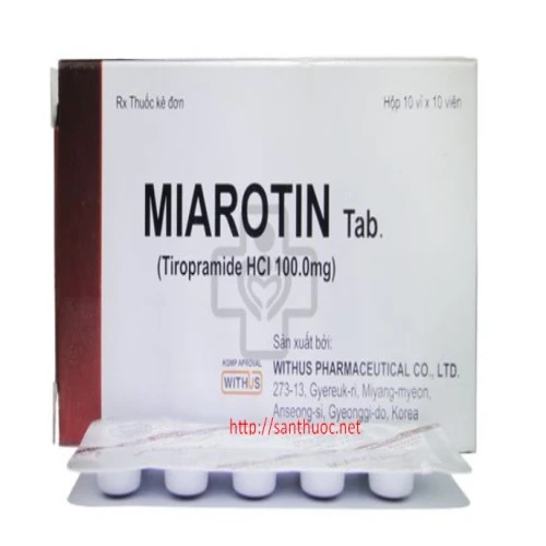 Miarotin 100mg - Thuốc giúp điều trị đau co thắt cơ trơn hiệu quả