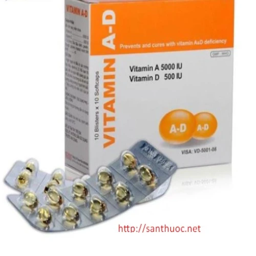 Vitamin AD Medisun - Thuốc giúp bổ sung vitamin A, D  hiệu quả