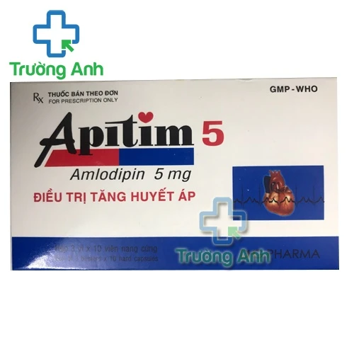 Apitim 5 sản phẩm hỗ trợ điều trị tăng huyết áp