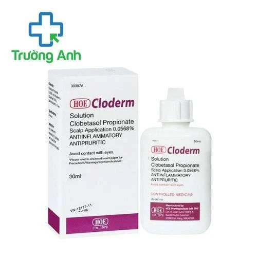 Cloderm Solution 30ml HOE Pharma - Chữa trị các bệnh da liễu