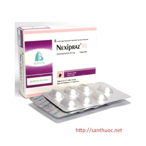 Nexipraz 40mg - Thuốc điều trị trào ngược dạ dày, thực quản hiệu quả của Mỹ