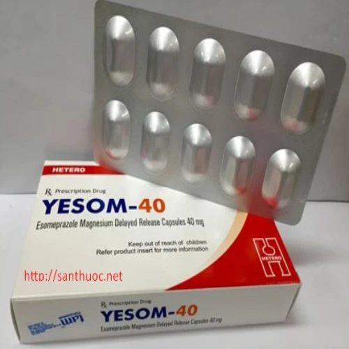 Yesom 40mg - Thuốc điều trị viêm loét dạ dày, tá tràng hiệu quả