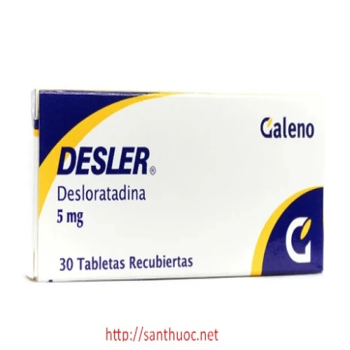 Desler 5mg - Thuốc điều trị viêm mũi dị ứng hiệu quả