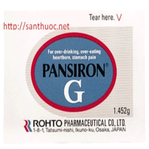 Pansiron G - Thuốc điều trị rối loạn tiêu hóa hiệu quả của Nhật Bản