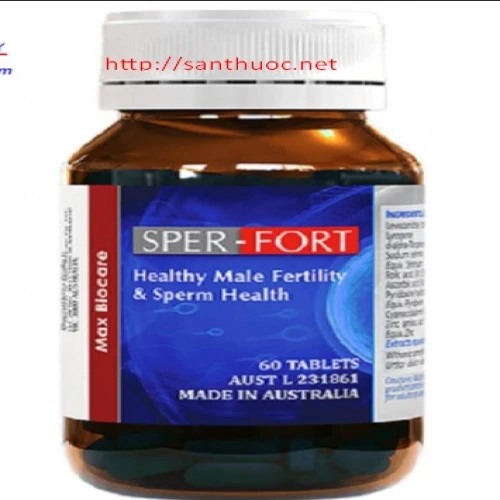 Sper fort - Thuốc giúp tăng cường số lượng tinh trùng nam giới hiệu quả