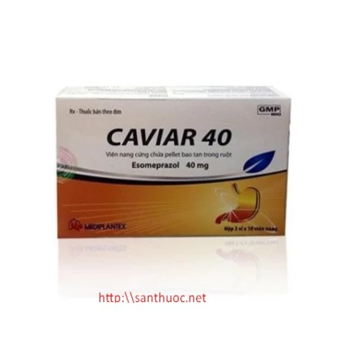 Caviar 40 mg - Thuốc điều trị trào ngược dạ dày, thực quản hiệu quả