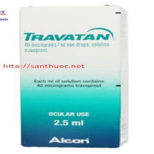 Travatan 0.004% 2.5ml - Thuốc giúp giảm nhãn áp hiệu quả