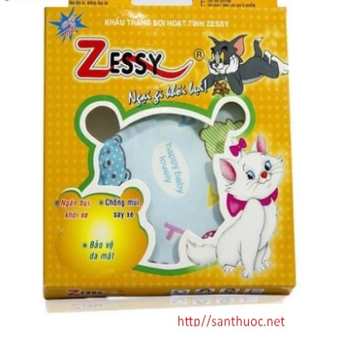 Khẩu trang Zessy S - Khẩu trang bảo vệ sức khỏe hiệu quả