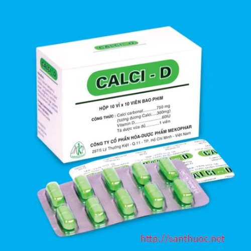 Calci D - Thuốc giúp bổ sung vitamin và chất khoáng cho cơ thể hiệu quả