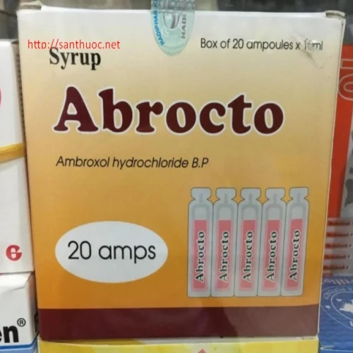 Abrocto Hadiphar (ống) - Thuốc giúp giảm ho, long đờm hiệu quả