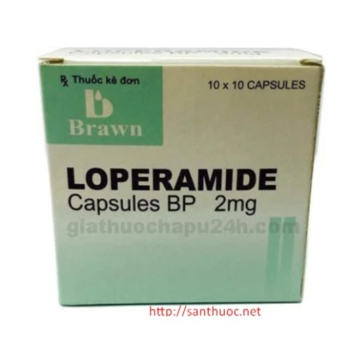  Loperamid 2mg Brawn - Thuốc điều trị tiêu chảy hiệu quả