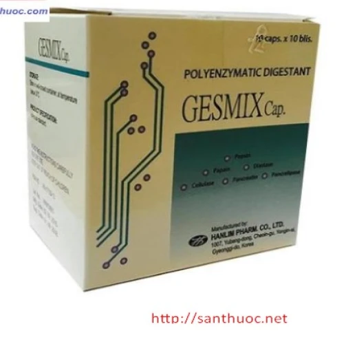GESMIX Cap - Thuốc giúp giảm bài tiết dịch vị hiệu quả