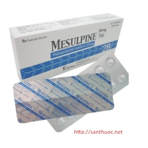 Mesulpine 20mg - Thuốc điều trị viêm loét dạ dày, tá tràng hiệu quả
