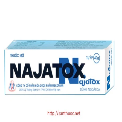 Najatox 40g - Thuốc điều trị đau khớp, đau dây thần kinh hiệu quả