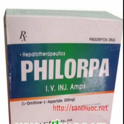 Philorpa Inj.500mg/5ml - Thuốc giúp điều trị viêm gan, xơ gan hiệu quả