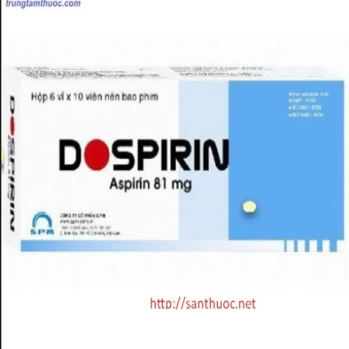 Dospirin - Thuốc dự phòng đột quỵ, nhồi máu cơ tim hiệu quả