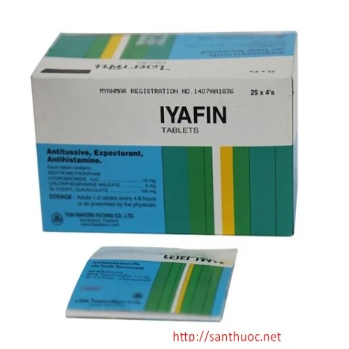 Iyafin - Thuốc giúp điều trị các bệnh đường hô hấp hiệu quả của Thái Lan