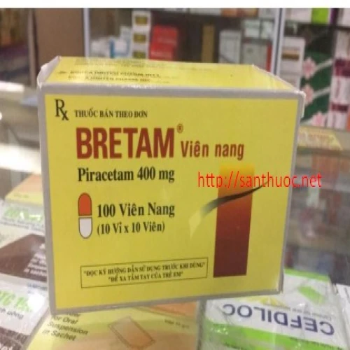 Bretam 400mg - Thuốc điều trị tổn thương não hiệu quả