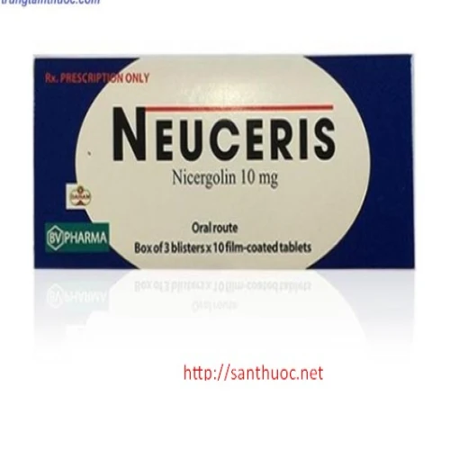 Neuceris - Thuốc điều trị rối loạn mạch máu não hiệu quả