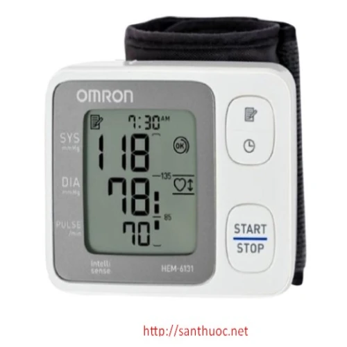 Máy đo huyết áp cổ tay Omron HEM 6131 - Giúp đo huyết áp hiệu quả