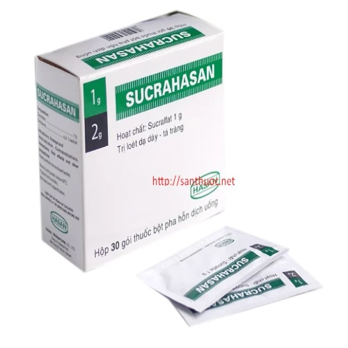 SucraHasan 1g - Thuốc điều trị viêm loét dạ dày, tá tràng hiệu quả