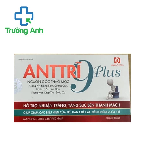 Anttri 9 Plus Namha Pharma - Hỗ trợ điều trị bệnh trĩ