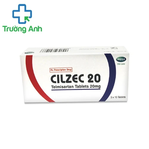 Cilzec 20 Mega - Thuốc điều trị tăng huyết áp của Ấn Độ
