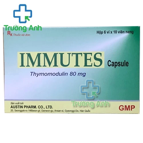 Immutes - Thymomodulin 80mg tăng cường miễn dịch hiệu quả Hàn Quốc