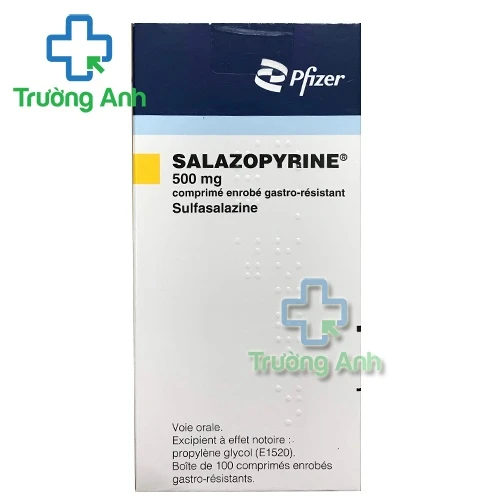 Salazopyrin 500mg - Thuốc điều trị viêm loét đại tràng hiệu quả