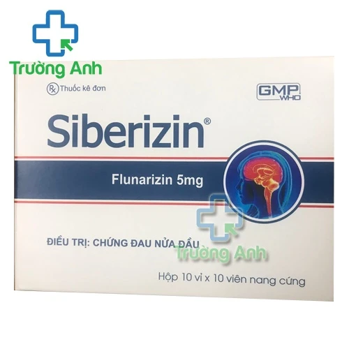 Siberizin - Thuốc điều trị đau đầu, hoa mắt, chóng mặt hiệu quả
