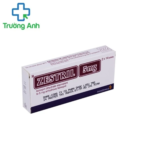 Zestril 5mg AstraZeneca - Thuốc trị huyết áp cao hiệu quả