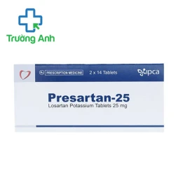 Presartan H 50 Ipca - Thuốc điều trị tăng huyết áp